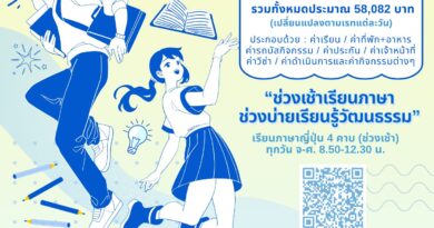 โครงการเรียนภาษาและวัฒนธรรมญี่ปุ่น ระยะเวลา 3 สัปดาห์ ประจำปี 2569